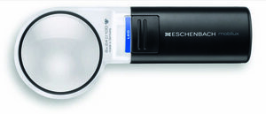 Лупа ручная асферическая со светодиодной подсветкой Eschenbach mobilux LED, диам. 60 мм, 3.0х (12.0 дптр), фото 1