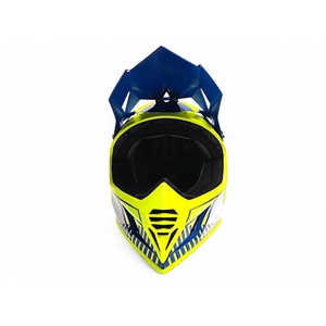 Шлем AiM RH855(Fiber Glass) TONDO глянцевый Blue/Yellow/White S, фото 6