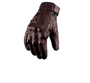 Перчатки кожаные Scoyco MC131 (Brown, L)