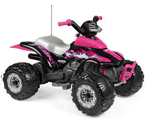 Детский электроквадроцикл Peg-Perego Corral T-Rex 330W Pink, фото 5