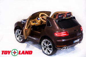 Детский автомобиль Toyland Porsche Macan QLS 8588 Коричневый, фото 5