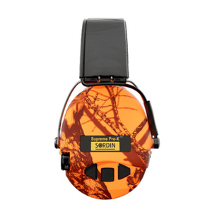 Наушники активные MSA Sordin Supreme Pro-X LED Blaze (оранжевые/черная кожа), фото 4