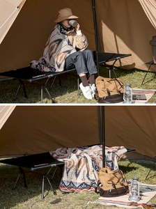 Раскладушка Naturehike XJC06 190х65х38 см, до 150 кг, черная, фото 10