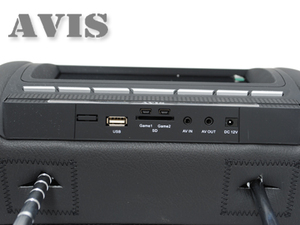 Подголовник со встроенным DVD плеером и LCD монитором 8" AVEL AVS0811T (черный), фото 2