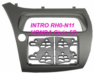 Переходная рамка Intro RHO-N11 для Honda Civic 06+ 2DIN (H/B 5D), фото 1