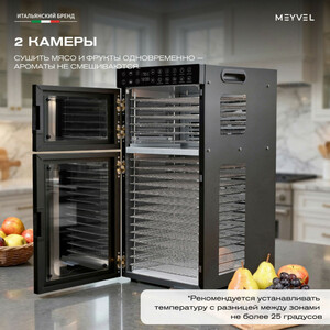 Дегидратор Meyvel MDH20-1S2 (Чёрный), фото 11