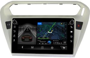 Штатная магнитола Citroen C-Elysee 2012-2022 LeTrun 7803-9118 Android 10 (4G-SIM, 4/64, DSP, IPS) c крутилками c оптическим выходом