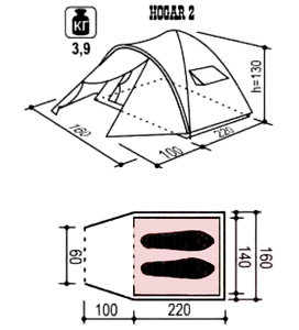 Палатка Indiana HOGAR 2, фото 8