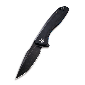 Складной нож CIVIVI Baklash 9Cr18MoV Steel Black Stonewashed Handle G10 Black, фото 1