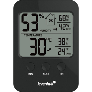 Термогигрометр Levenhuk Wezzer BASE L30, черный, фото 1