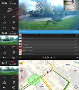 Зеркало видеорегистратор с GPS навигатором Redpower AMD65 на Android, фото 13