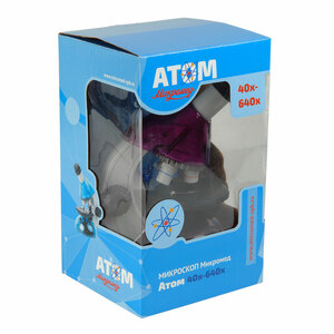 Микроскоп Микромед «Атом» 40–640x, аметист, фото 6