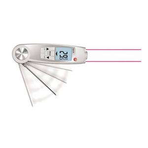 Термометр инфракрасный/проникающий Testo 104-IR, водонепроницаемый, складной, фото 4
