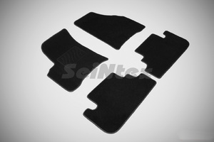Ворсовые LUX коврики в салон Seintex для Chevrolet Rezzo 2004-2010 (черные, 82355), фото 1