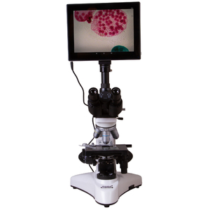 Микроскоп цифровой Levenhuk MED D25T LCD, тринокулярный, фото 3