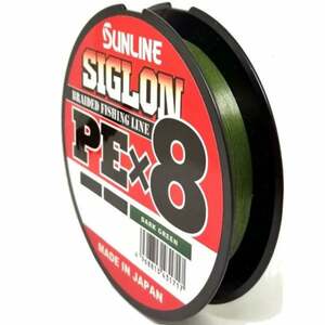 Шнур плетеный  Sunline SIGLON PE×8 300M(Dark Green) #1.7/30LB, фото 3