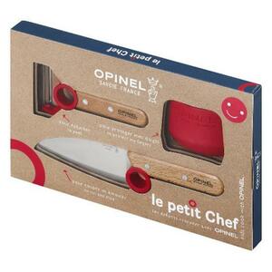 Набор ножей Opinel Le Petit Chef Set (Нож шеф-повара+нож для овощей+защита пальцев), 001746, фото 1