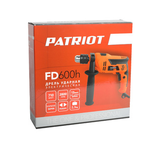 Дрель электрическая ударная Patriot FD 600 h, фото 10