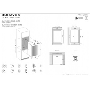 Винный шкаф Dunavox DVH-44.120DSS.TO, фото 8