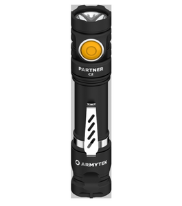 Фонарь Armytek Partner C2 Magnet USB, теплый свет, ремешок, чехол, аккумулятор (F07802W), фото 3