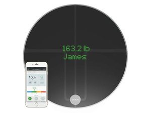 Цифровые весы Qardio QardioBase 2 Wireless Smart Scale, цвет черный, фото 1
