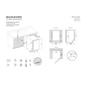 Винный шкаф Dunavox DAUF-46.138B, фото 6