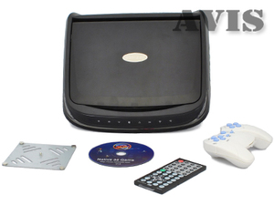 Потолочный автомобильный монитор 10.2" со встроенным DVD плеером AVEL AVS1029T (Черный), фото 3