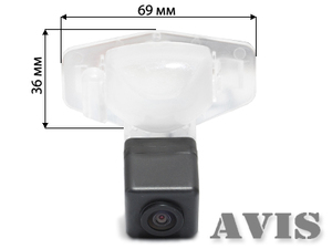 CCD штатная камера заднего вида AVEL AVS321CPR для HONDA CIVIC 5D (2012-...) / CR-V IV (2012-...) (#021), фото 2