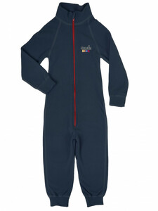 Комбинезон  флисовый Norfin KIDS THERMO NAVY 03 (темно-синий р.128-134), фото 4