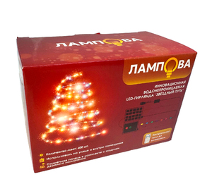 Инновационная водонепроницаемая LED-гирлянда ЛАМПОВА "Звёздный путь" цветная, 400 ламп, 52 метра (TYL-28-SB+220-RGB400-52), фото 13