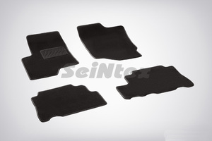 Ворсовые LUX коврики в салон Seintex для Chevrolet Captiva 2006-2013 / Opel Antara 2006-2011 (черные, 83138), фото 1