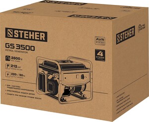 Бензиновый генератор STEHER 2800 Вт GS-3500, фото 17