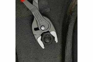 Клещи с фронтальным и боковым захватами, KNIPEX TwinGrip  зев 5-27 мм, длина 250 мм, обливные ручки, SB, фото 5