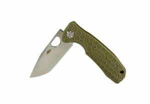 Нож Honey Badger Tanto D2 L (HB1402) с зелёной рукоятью, фото 3