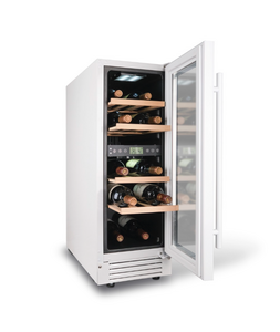 Винный шкаф CellarPrivate встраиваемый, двухзонный на 17 бутылок белый CP017-2TW, фото 6