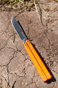 Нож-бабочка Ganzo G766-OR, оранжевый, фото 7