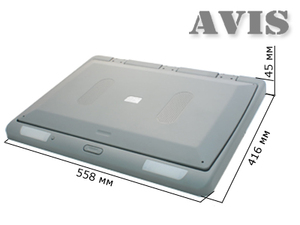 Автомобильный потолочный монитор 22" со встроенным медиаплеером AVEL AVS2220MPP (Серый), фото 3