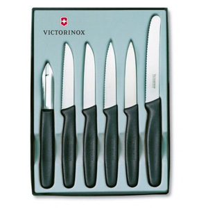 Набор Victorinox кухонный, 6 предметов, черный