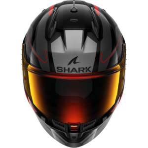 Шлем Shark D-SKWAL 3 SIZLER Black/Anthracite/Red L, фото 3