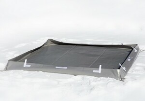 Универсальная палатка Лотос Кубозонт 4у (Дно гидроизоляционное 4у (250х250) + Пол утепленный (260х260) ПУ4000), фото 9