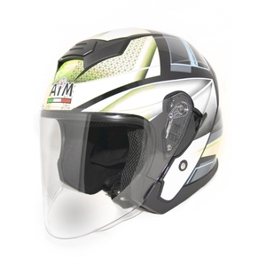 Шлем AiM JK526 Yellow/Grey/Black глянцевый XS, фото 5