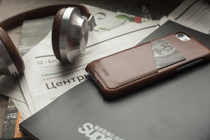 Чехол ZAVTRA для iPhone 7 из натуральной кожи, коричневый, фото 6