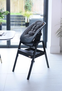 Стул для кормления Tutti Bambini High chair NOVA Complete Black/Black 611010/9999B, фото 2