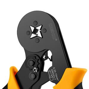 Пресс-клещи мультидиапазонные для втулочных наконечников DEKO DKCT02, фото 7