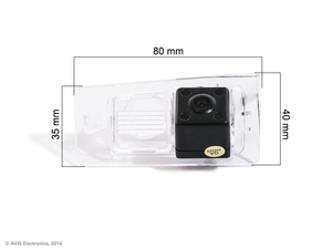 CMOS ИК штатная камера заднего вида AVEL Electronics AVS315CPR (#024) для HYUNDAI ELANTRA V (2012-...)/ KIA CEE'D SW III (2012-...)/ CERATO III (2013-...), фото 2