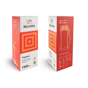 Термос универсальный (для еды и напитков) Relaxika 201 (1,5 литра), стальной, фото 17
