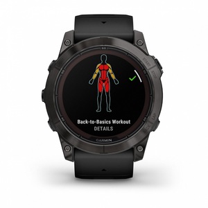 Часы Garmin fenix 7X Pro Saph Solar Carbon Gray Ti w/Black Band (010-02778-11G) (010-02778-54), фото 10