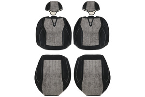 Накидка Seintex кожа вставка ткань (Париж) вставка серая, фото 2