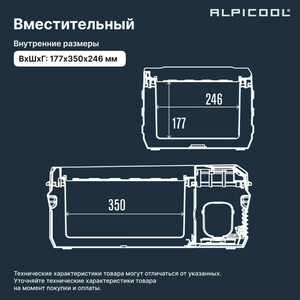Автохолодильник Alpicool NL15 (12/24), фото 5