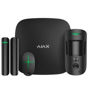 Комплект беспроводной системы безопасности AJAX StarterKit Cam Plus (черный), фото 1